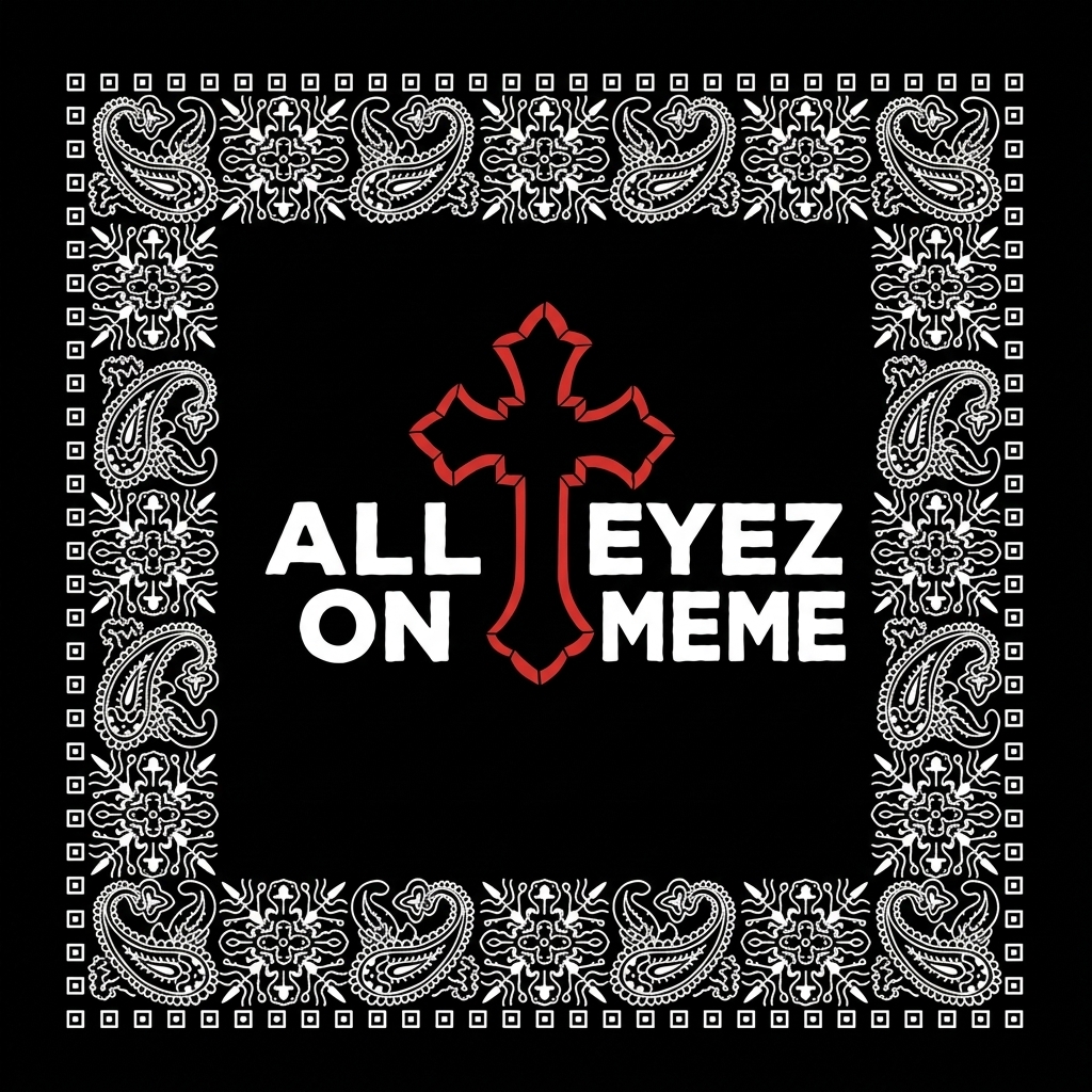 The black cross bandana