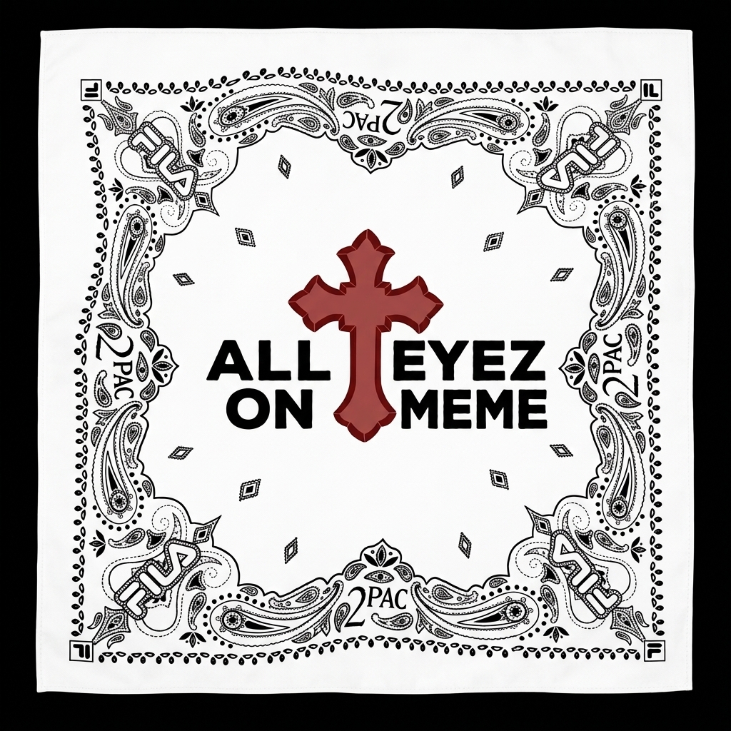 The white cross bandana
